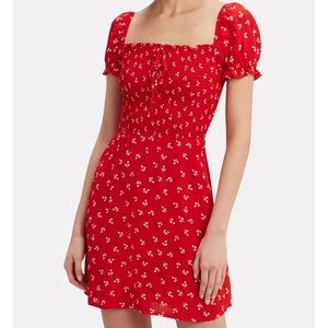 Faithfull the brand Genevieve dress red sold out